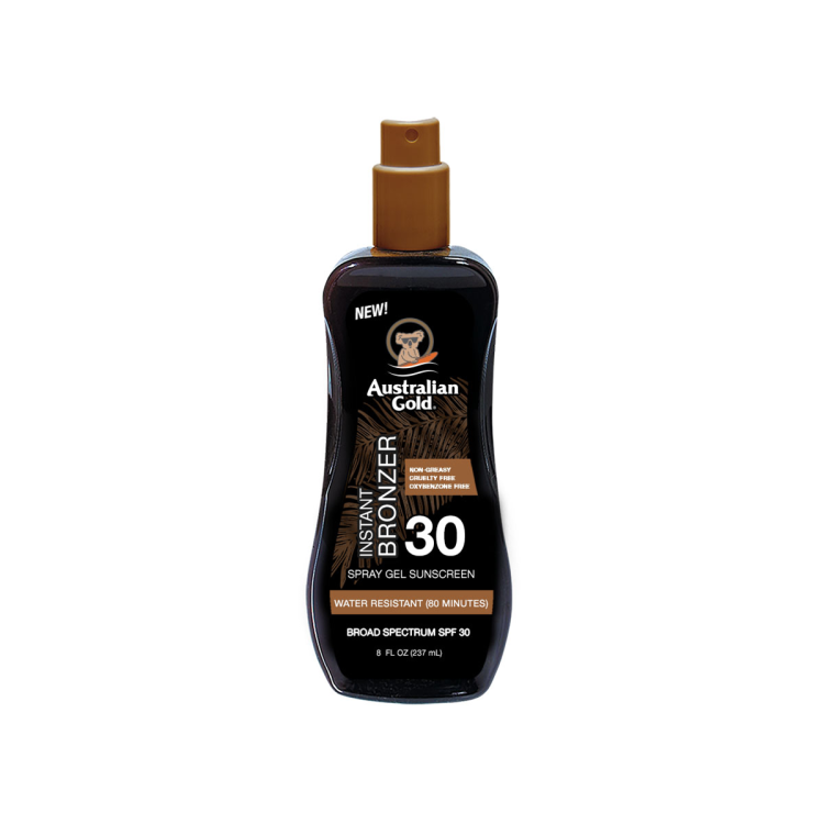 Αντηλιακό spray gel με bronzers, με SPF 30 237ml – Australian Gold