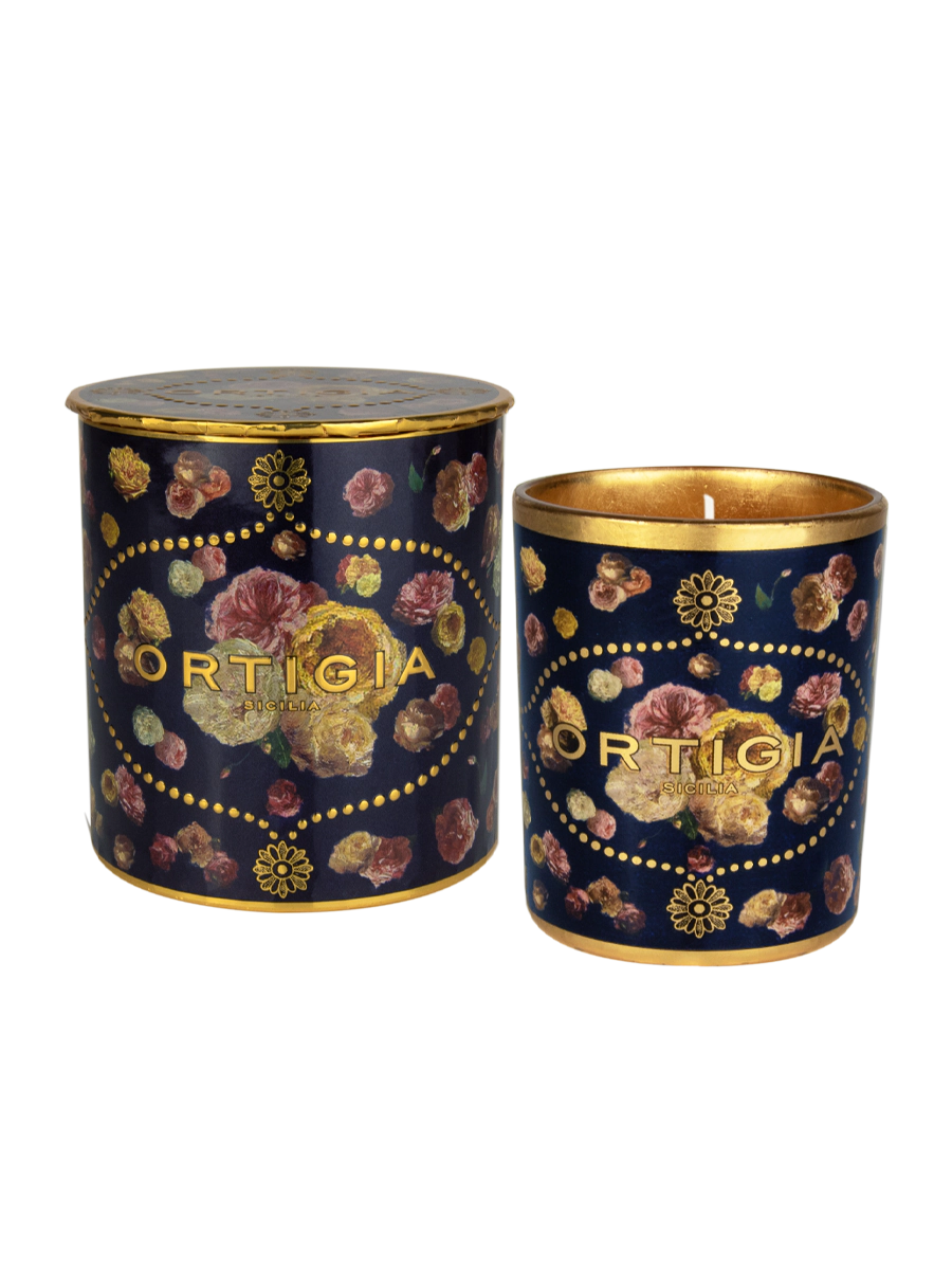 Rose Antiche Decorated Candle